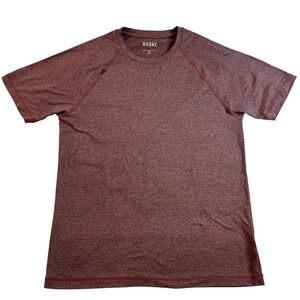 Rhône Heathered Maroon Short‎ Sleeve Performance T-Shirt Men's Size M